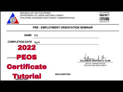 peos.dmw.gov.ph|DMW .